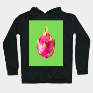 Dragon Fruit Bright Lime Green - Funky Hong Kong Summer Fruits Hoodie